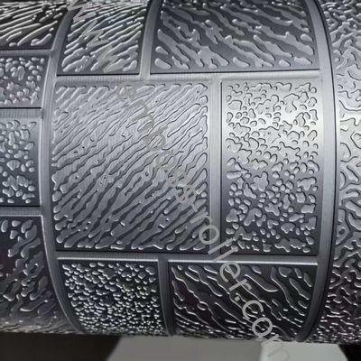 Productie met warmtebehandelde embossingrubberroller en embossed pattern type